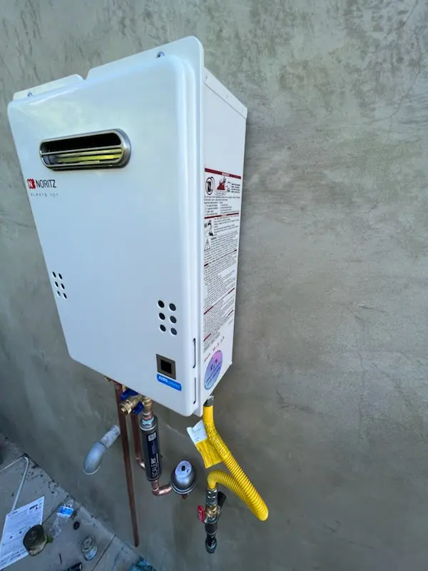Tankless water heater installation for Holiday homes